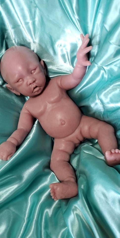 Full body silicone baby doll 17" Su Chinese baby