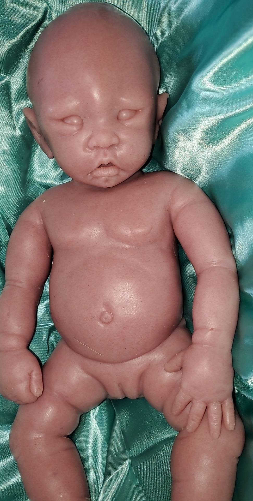 Full body silicone baby doll 17" Su Chinese baby