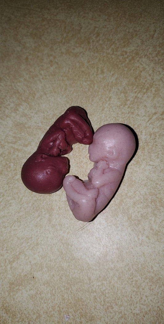 12 week gestational fetus silicone baby cute