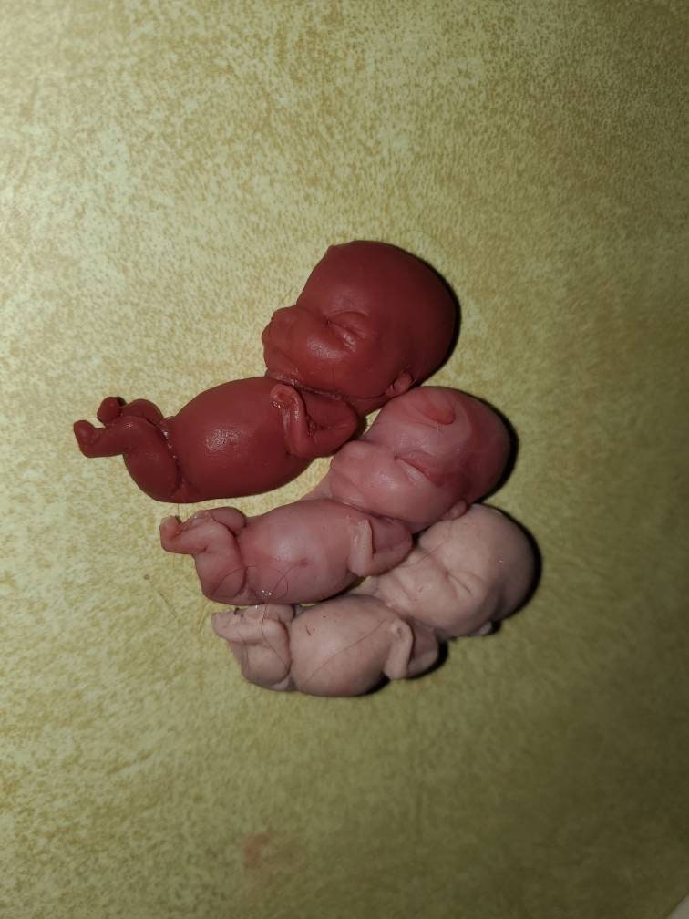 12 week gestation fetus memorial baby silicone baby keepsake