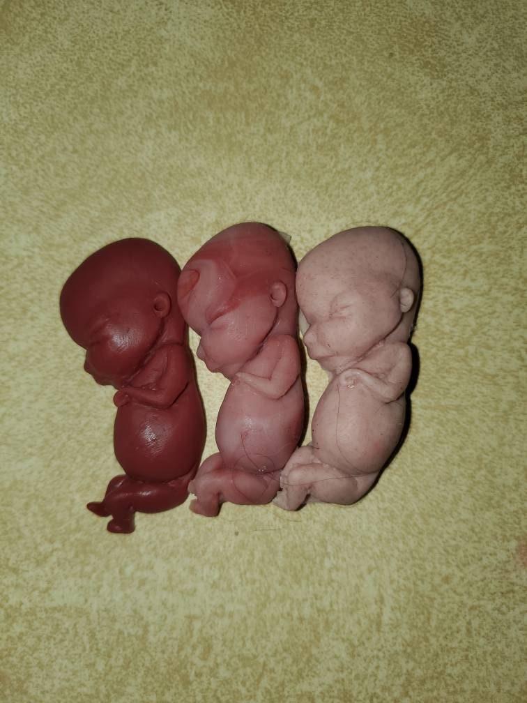 12 week gestation fetus memorial baby silicone baby keepsake