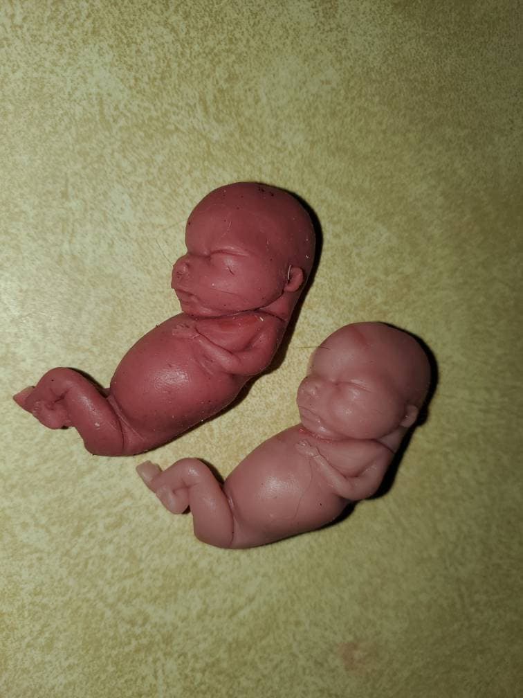 13 week silicone baby fetus memorial baby keepsake