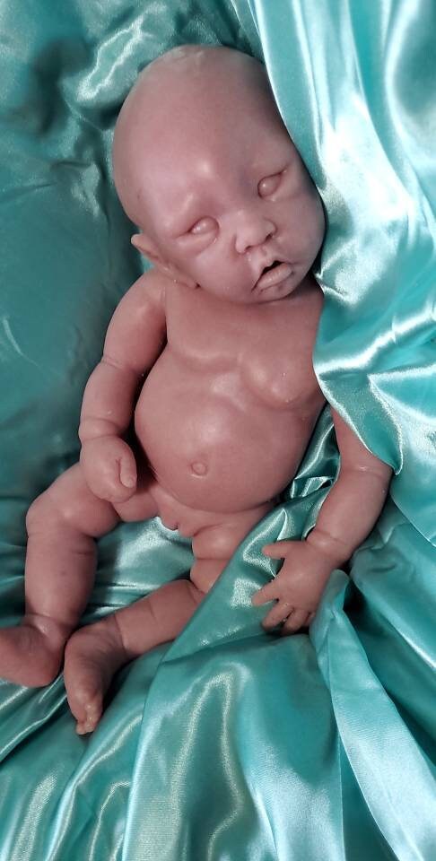 Full body silicone baby doll 17" Su Chinese baby