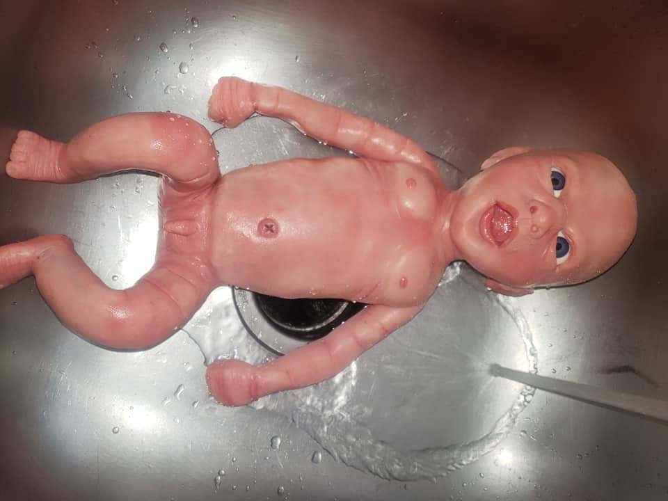 15" Full Body silicone preemie baby boy