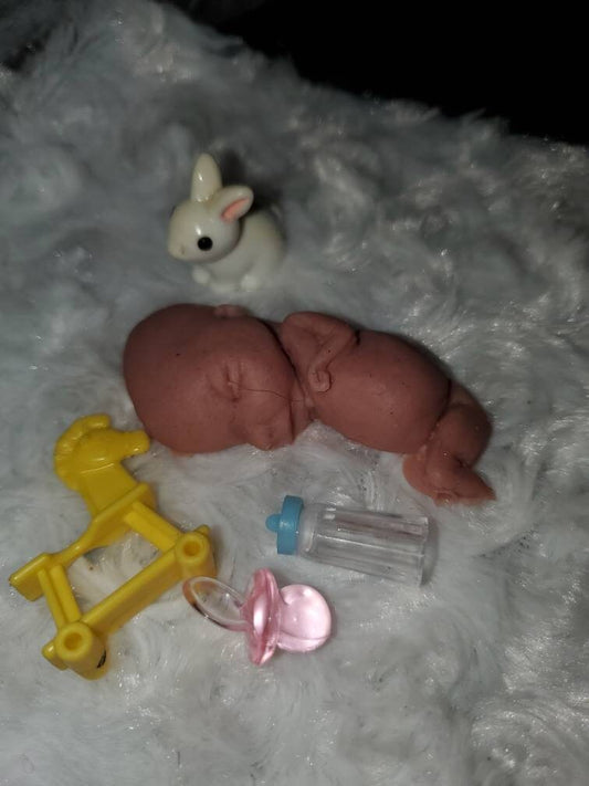 12 week gestational fetus silicone baby memorial keepsake