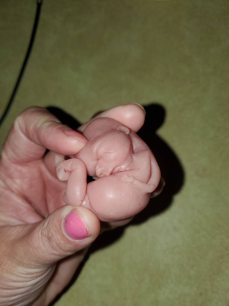 13 week silicone baby fetus memorial baby keepsake