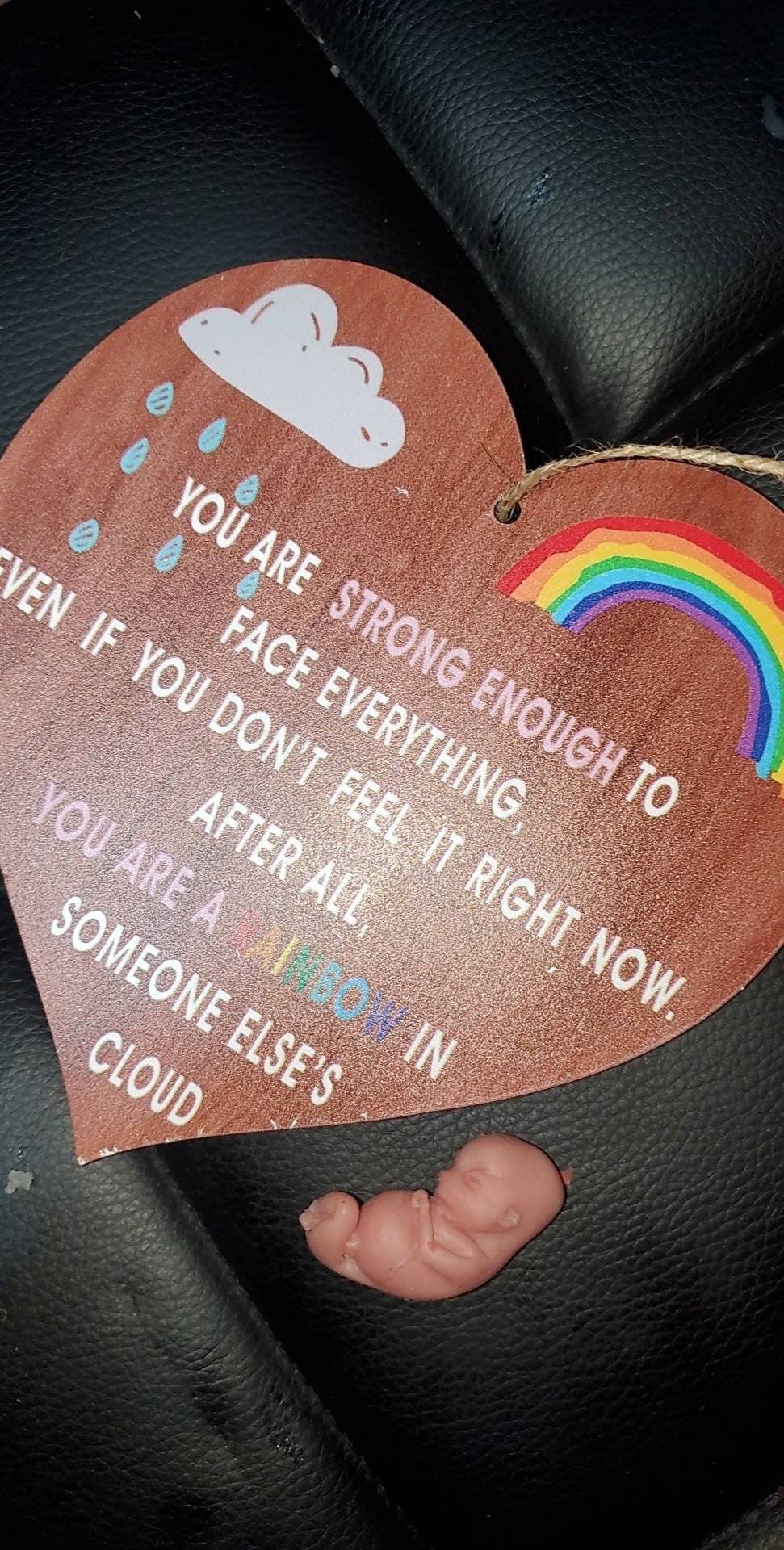 Silicone memorial fetus gift for the loss or grieving mothers