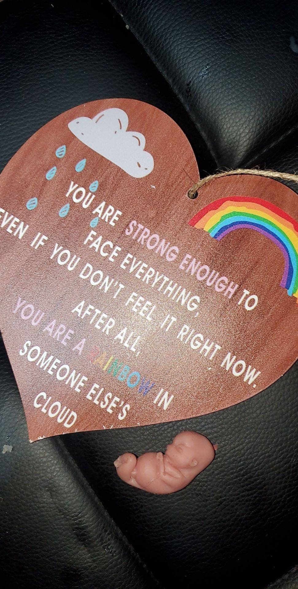Silicone memorial fetus gift for the loss or grieving mothers