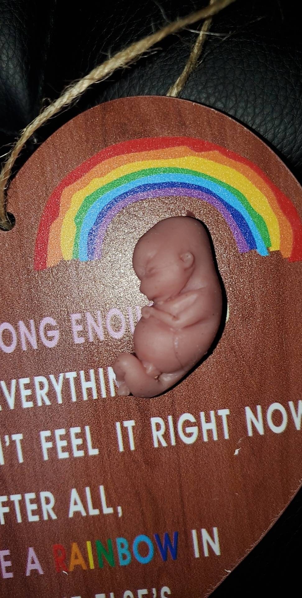 Silicone memorial fetus gift for the loss or grieving mothers