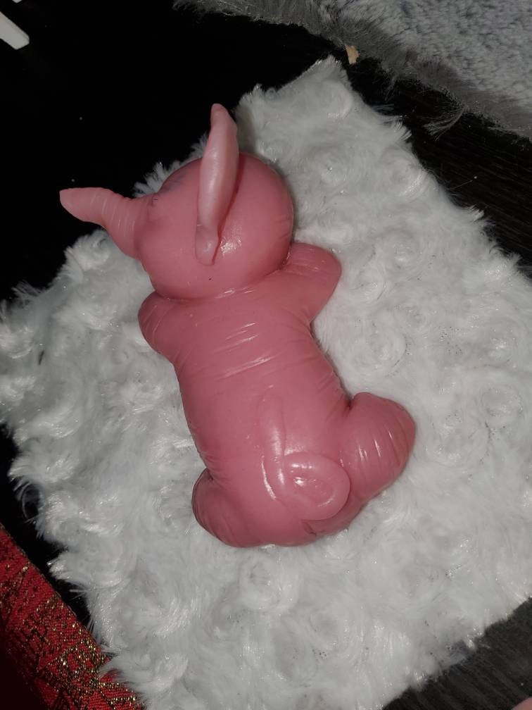Silicone baby elephant 5"