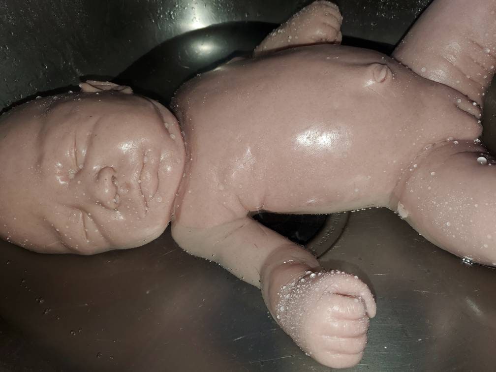 Full body silicone baby 19" Emerly  chunky newborn