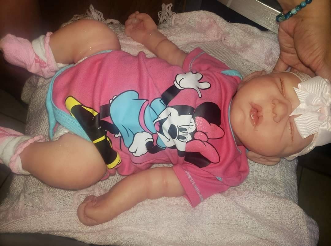 Full Body Silicone Baby Girl 18" Cassie mae