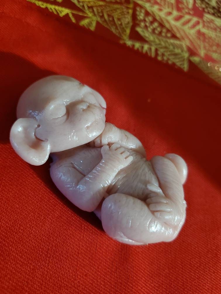 2" silicone Baby monkey