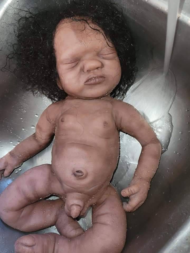 Full body silicone baby boy 6 month size 13lbs