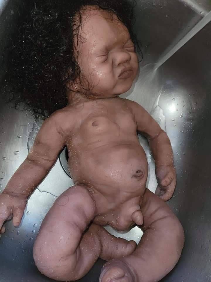 Full body silicone baby boy 6 month size 13lbs