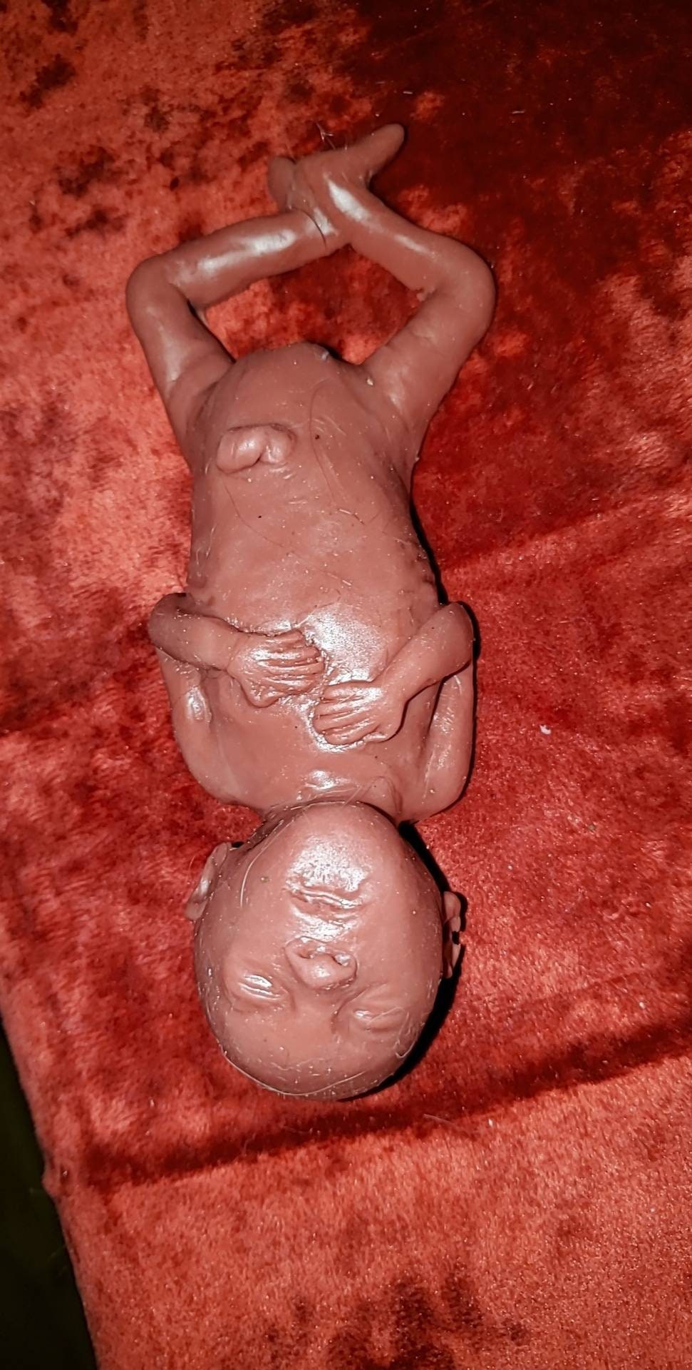 Silicone memorial fetus silicone baby girl 19 week gestation