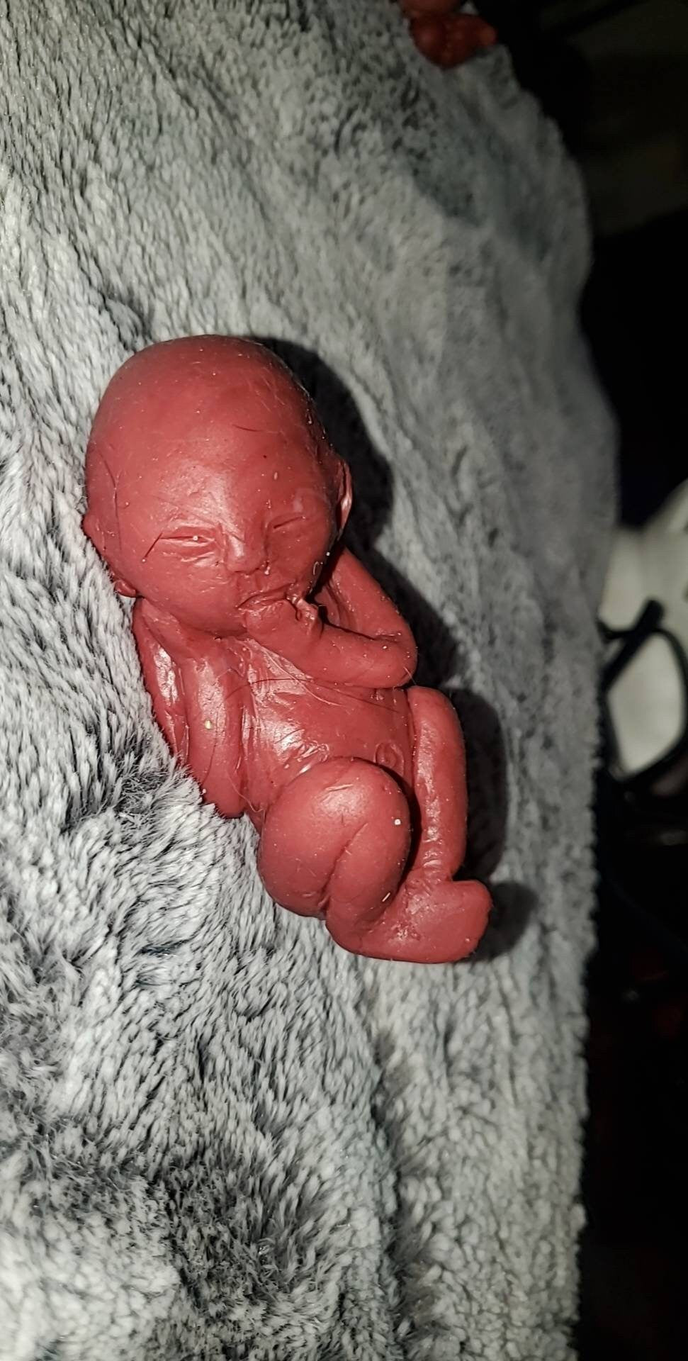19 week silicone memorial fetus baby