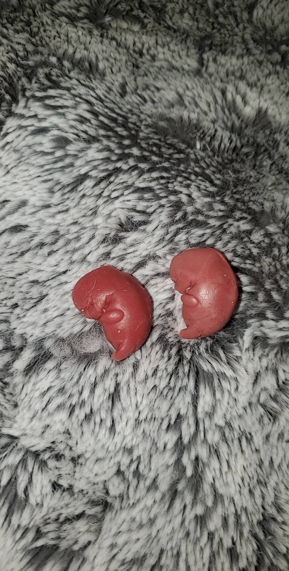 9 week silicone memorial fetus with card
