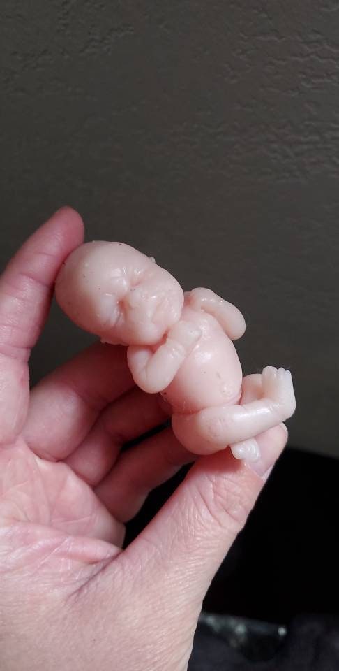 14 week memorial silicone baby fetus