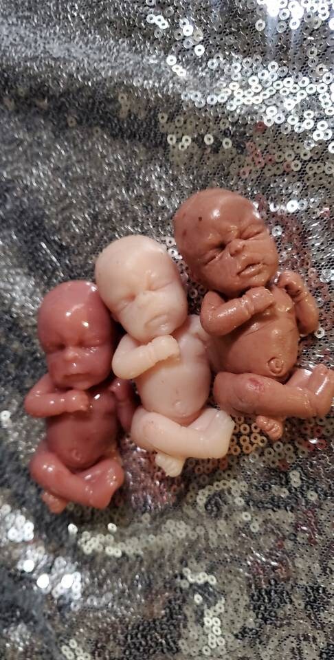 14 week memorial silicone baby fetus