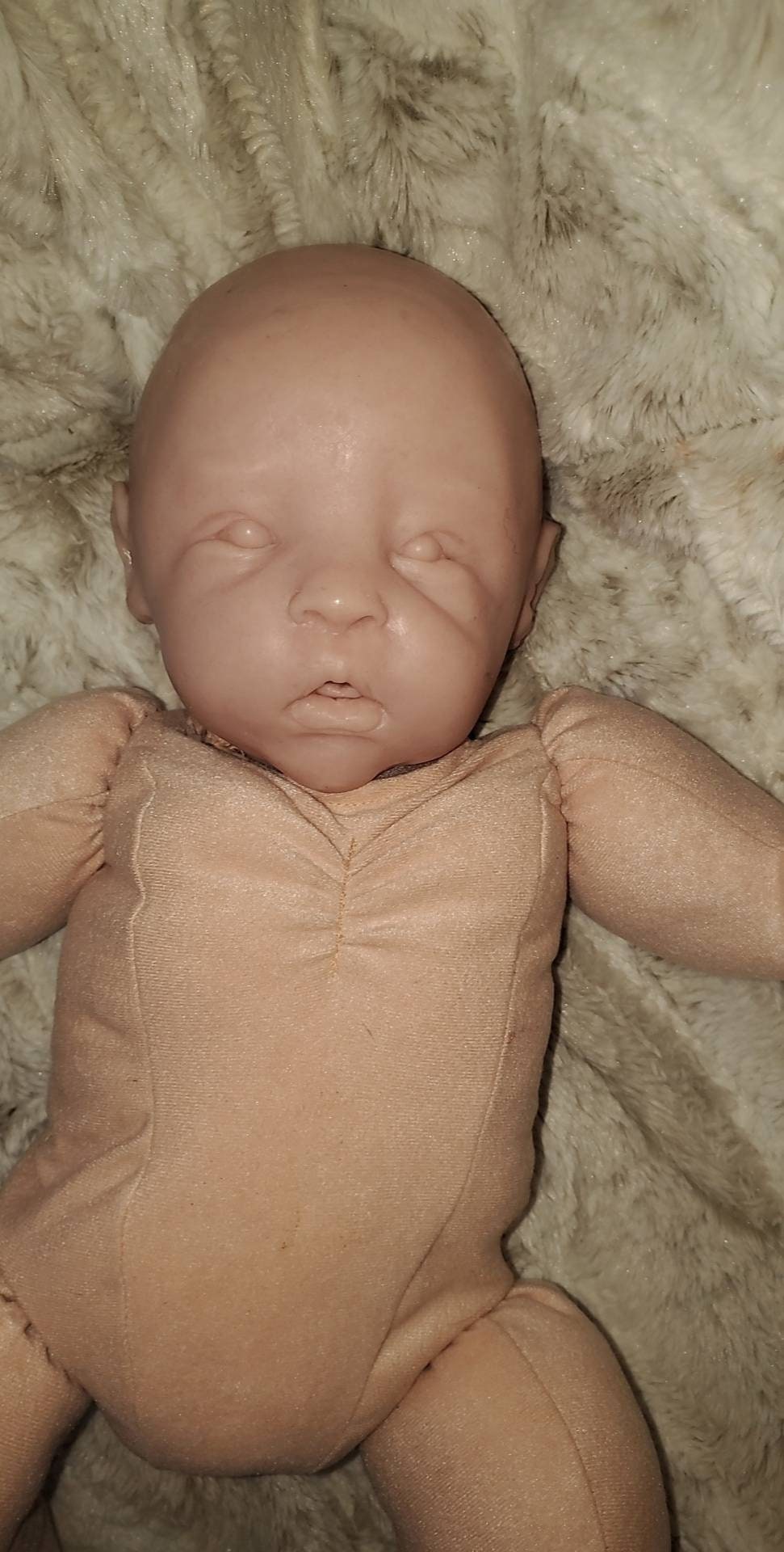 Silicone baby head for 24" indigo toddler or full body silicone baby