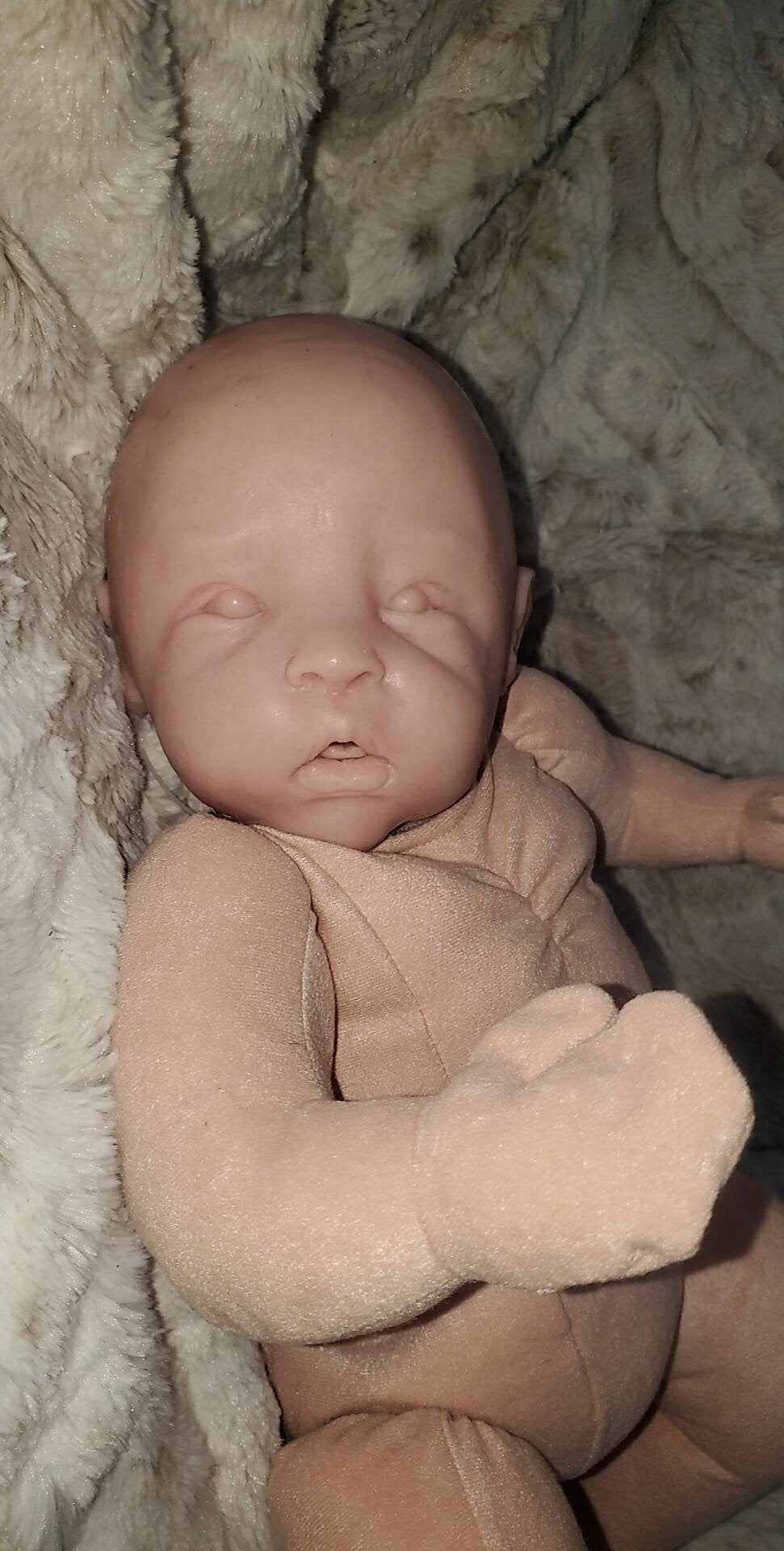 Silicone baby head for 24" indigo toddler or full body silicone baby