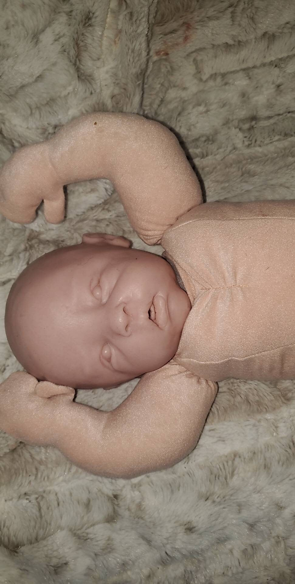 Silicone baby head for 24" indigo toddler or full body silicone baby