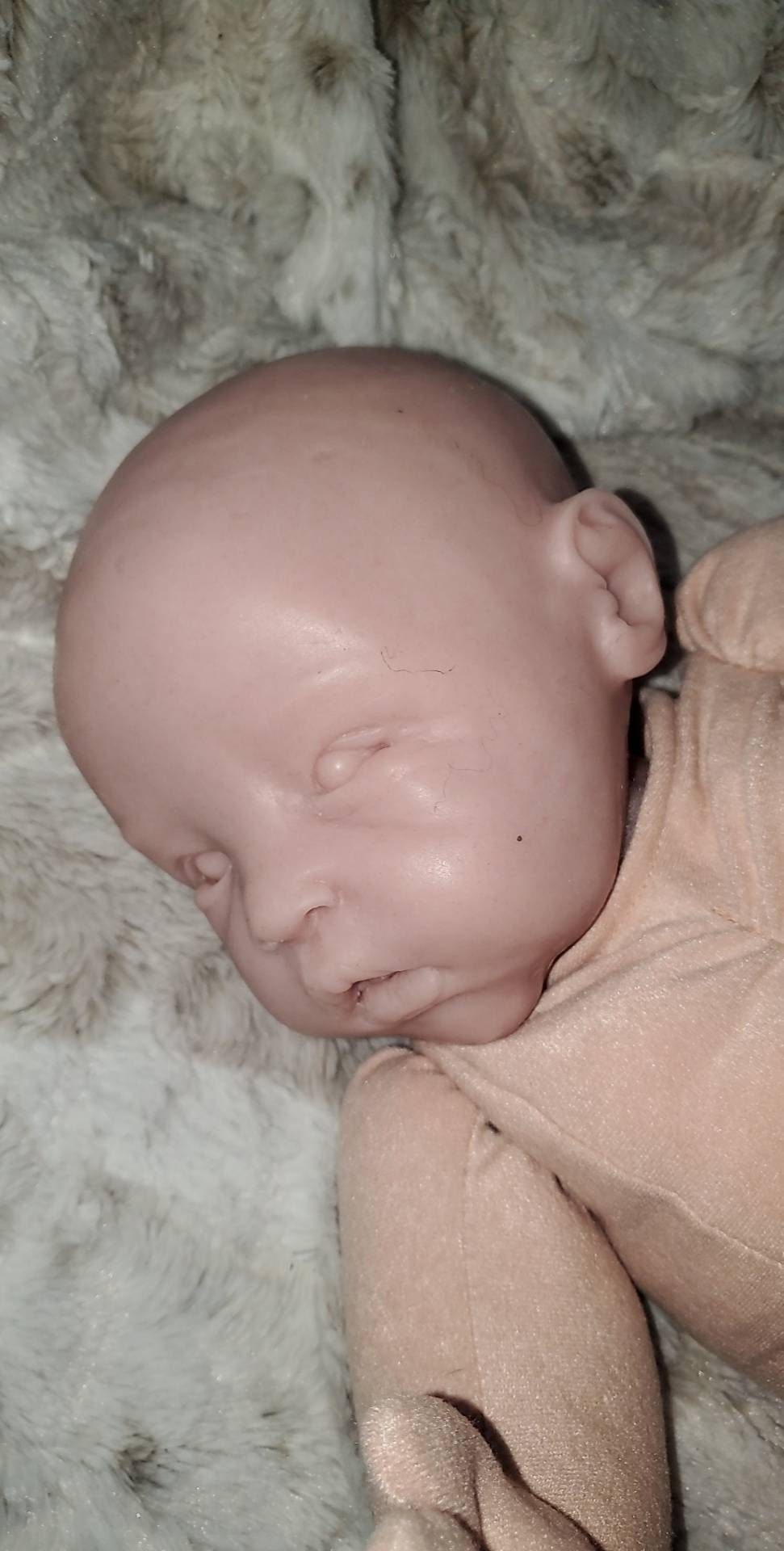 Silicone baby head for 24" indigo toddler or full body silicone baby