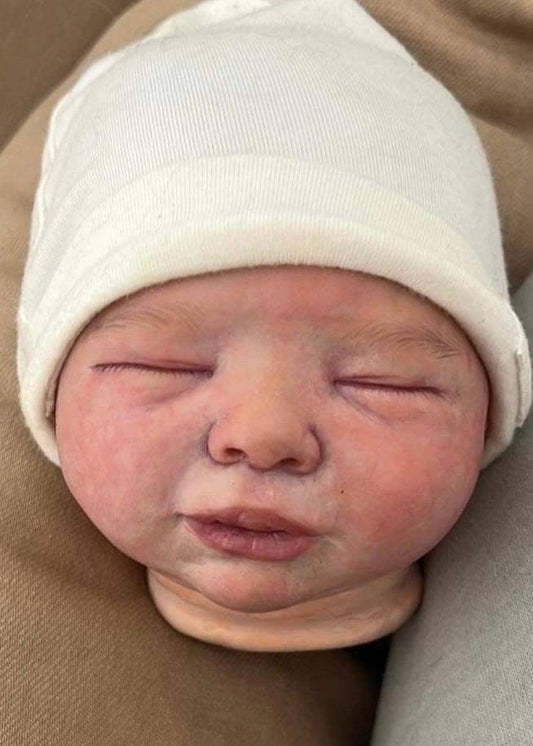 Silicone baby head for 17"-19" cuddle baby by sienna niall