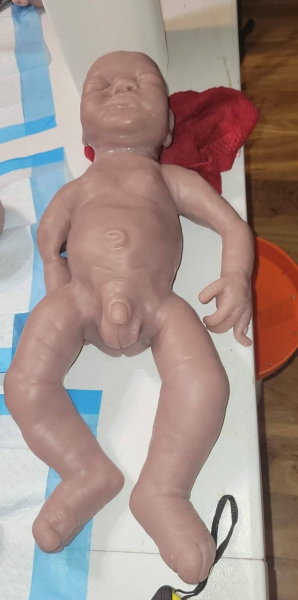 Full body silicone baby boy 6 month size 13lbs