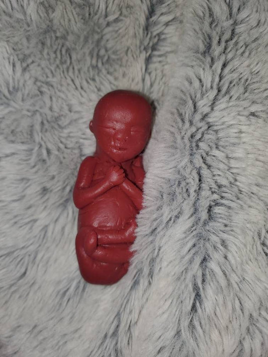 18 week Gestational memorial silicone fetus