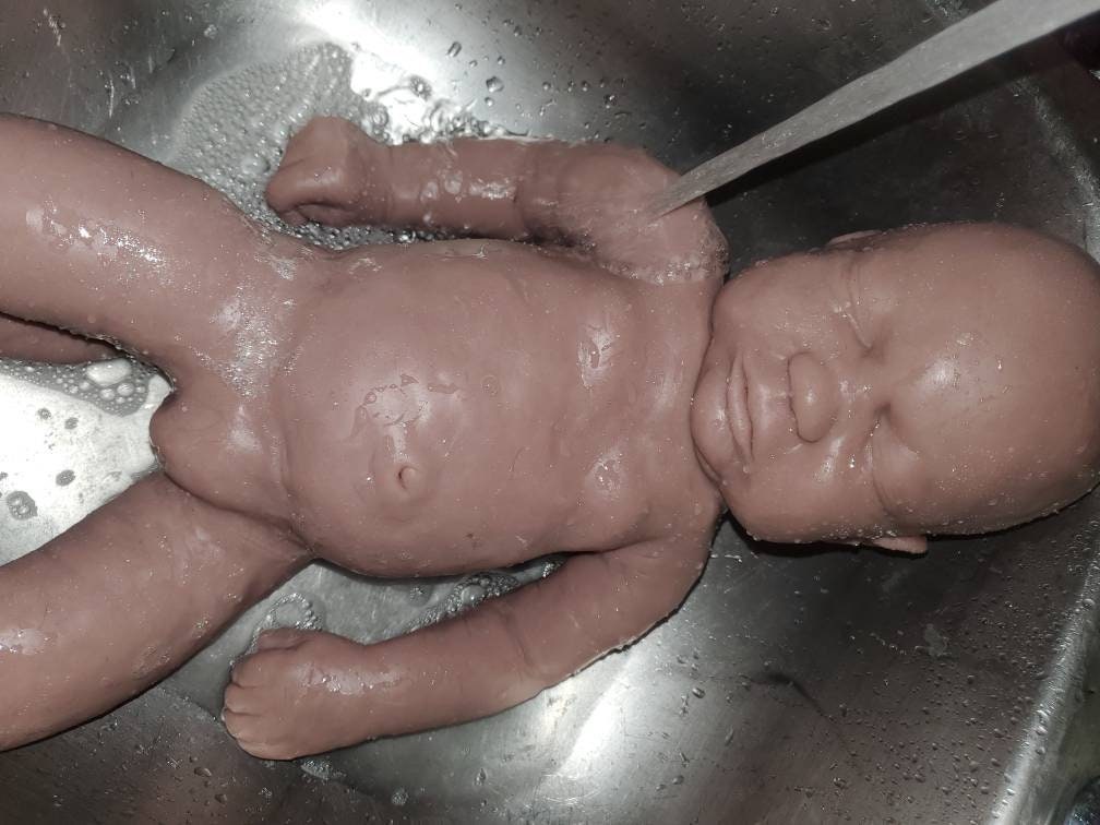 Full Body Silicone Baby 22" blank or painted Oscar