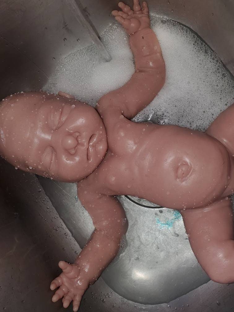 Full body silicone baby 18" newborn.blank or painted kit
