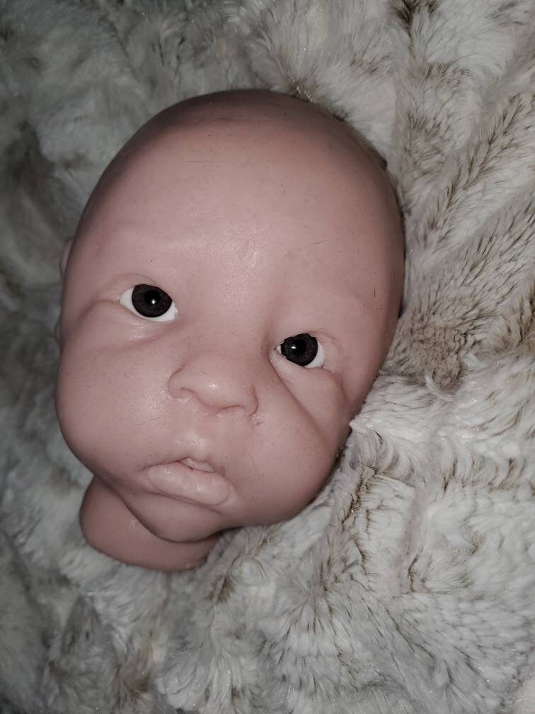 Silicone baby head for 24" indigo toddler or full body silicone baby