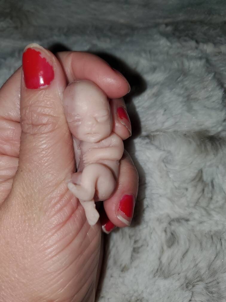 Silicone babyfetus memorial gift 12 week gestation