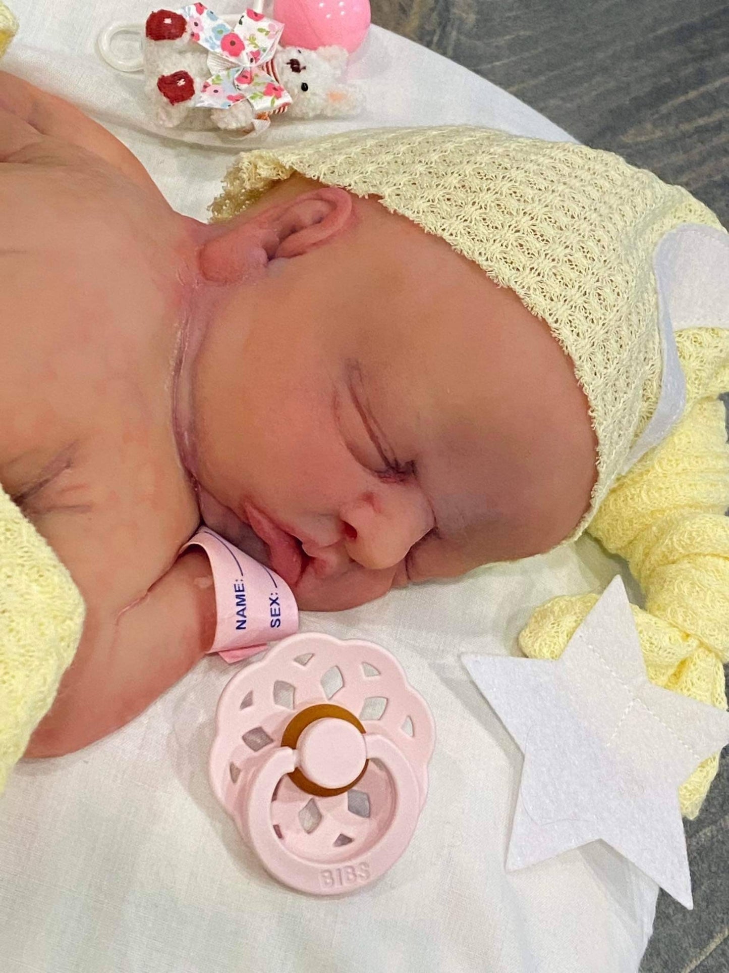 13" silicone baby girl fully painted with umbilical cord maribelle