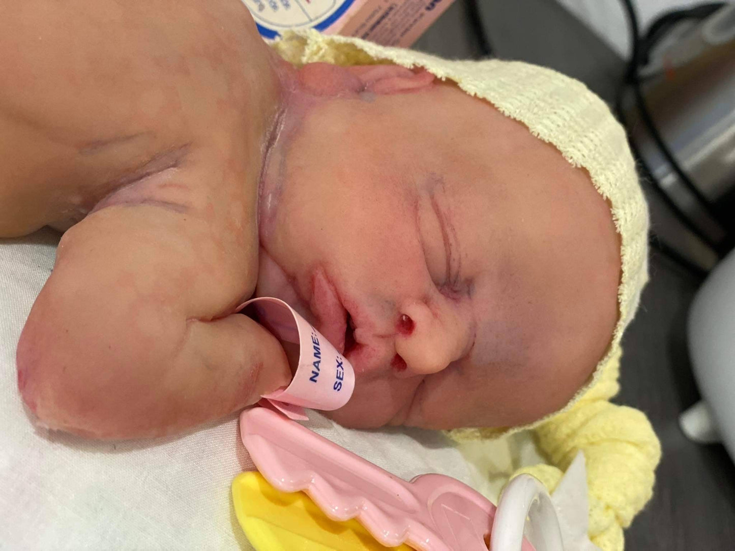 13" silicone baby girl fully painted with umbilical cord maribelle