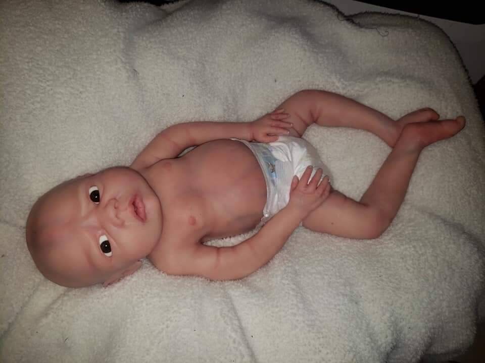 Silicone baby cuddle baby, partial or full Body silicone baby boy or girl 24" toddler silicone baby *olly*