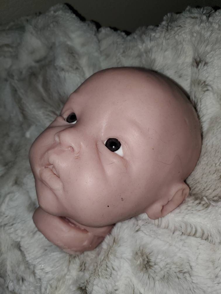Silicone baby head for 24" indigo toddler or full body silicone baby