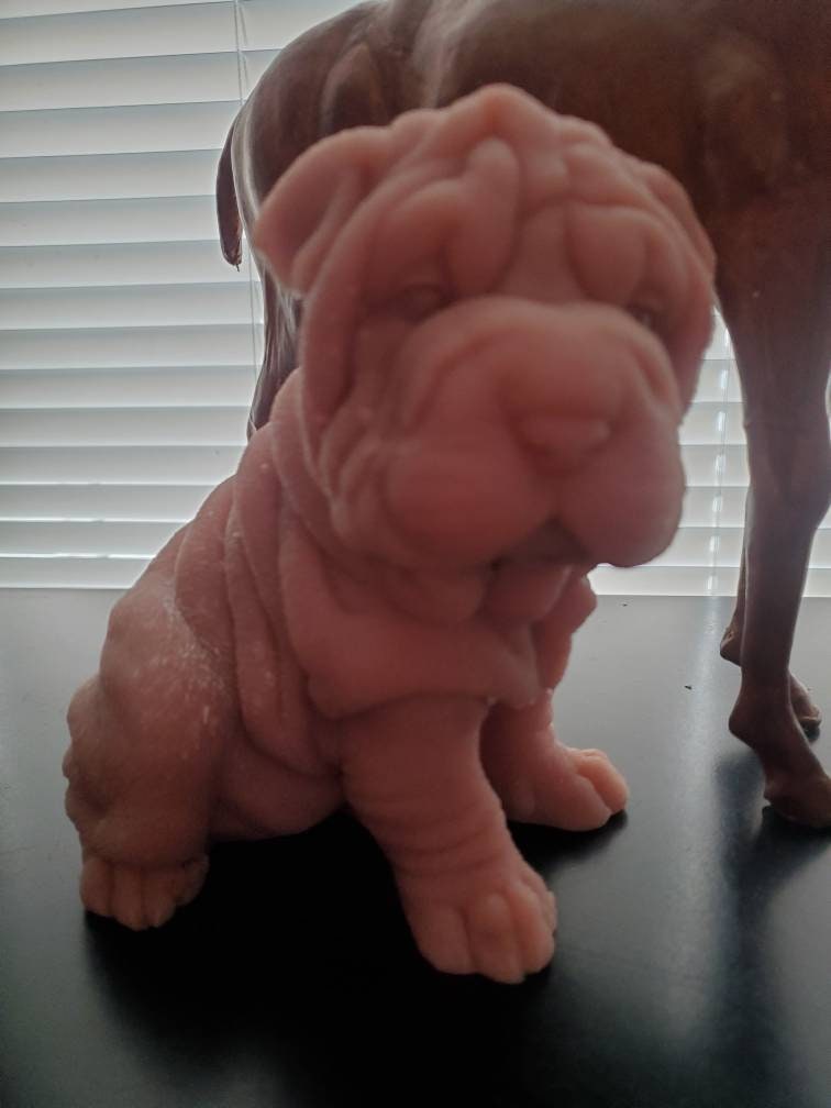 Silicone puppy dog MoLD for pouring your own puppy dogs in silicone