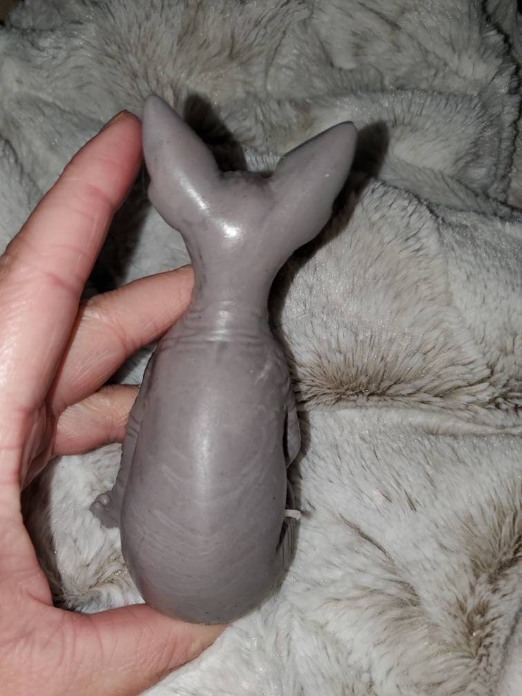Silicone spyhnx cat kitten 4" sitting