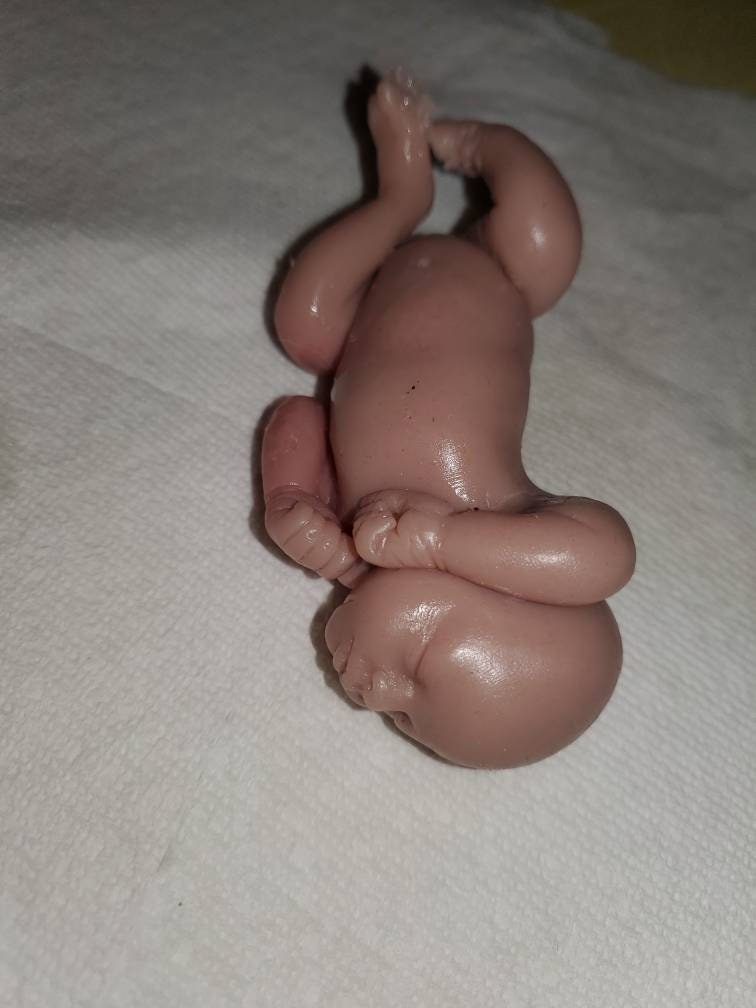 Mini silicone baby 4" sleeping cutie