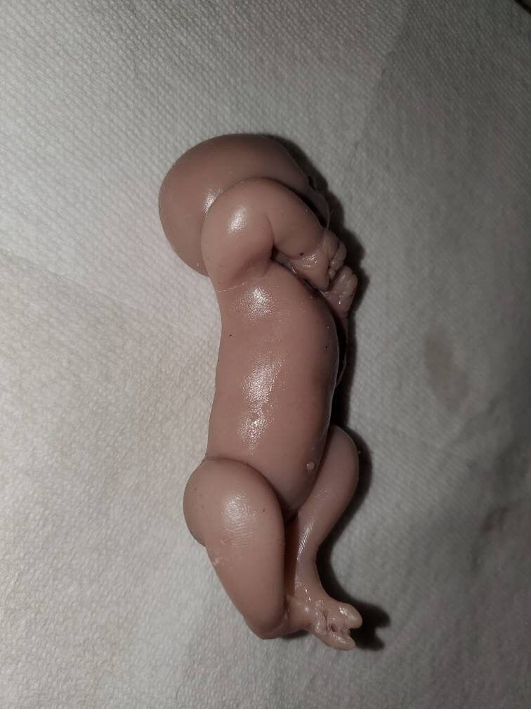 Mini silicone baby 4" sleeping cutie