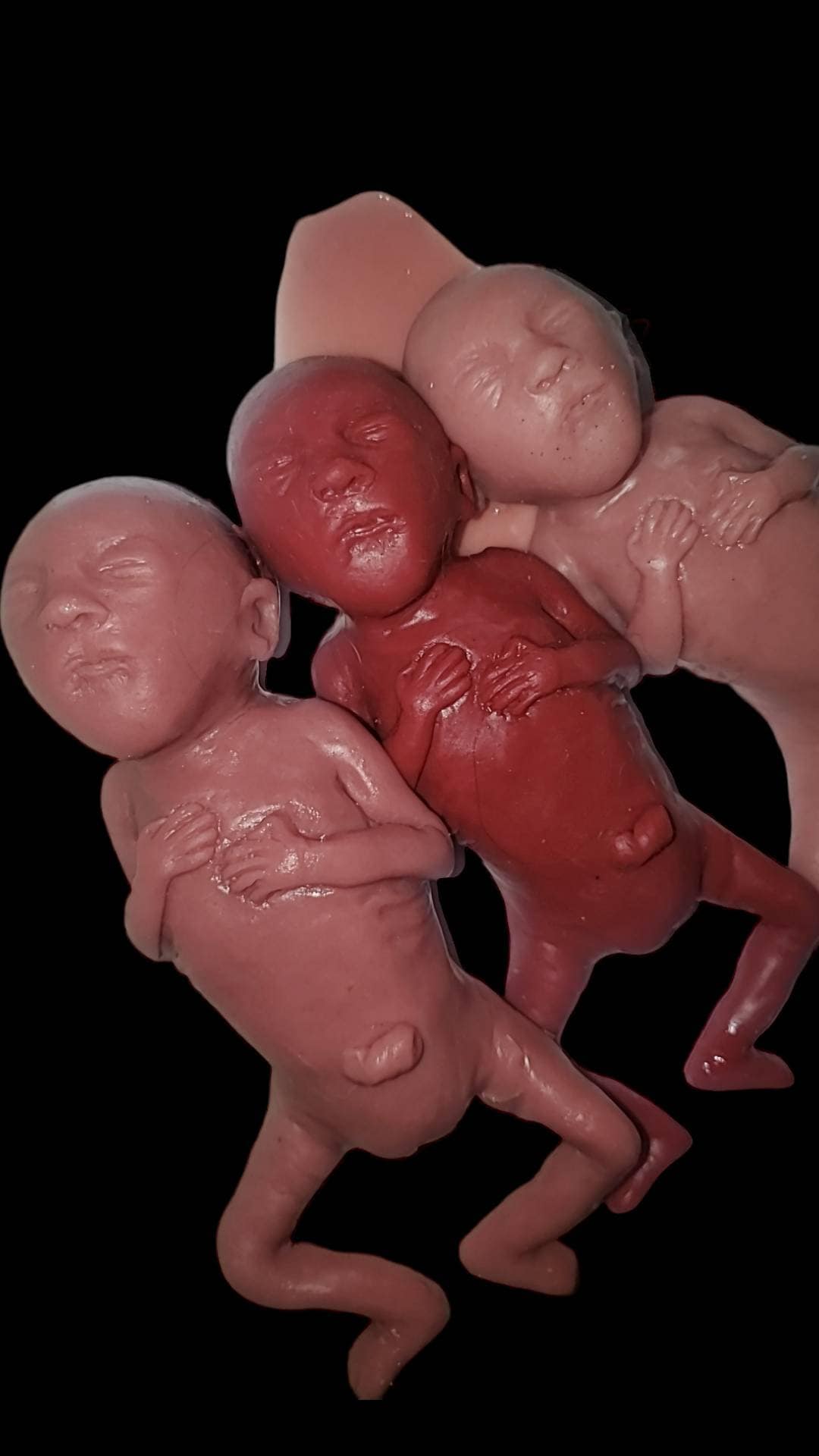Silicone memorial fetus silicone baby girl 19 week gestation