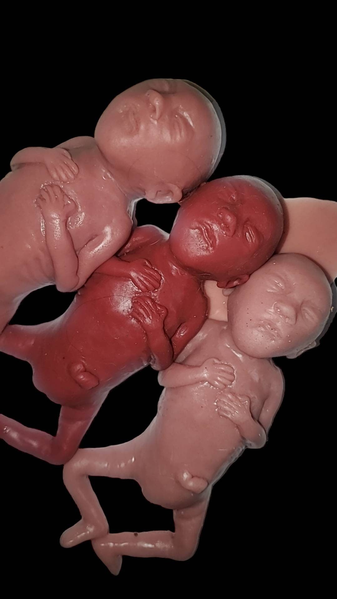 Silicone memorial fetus silicone baby girl 19 week gestation