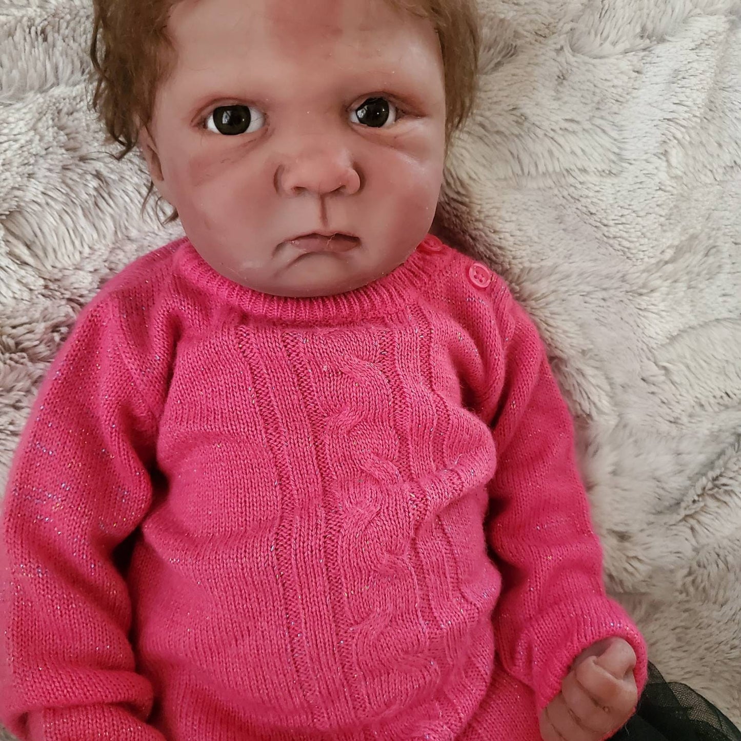 Full Body silicone baby 24" 6 month old "Adele"