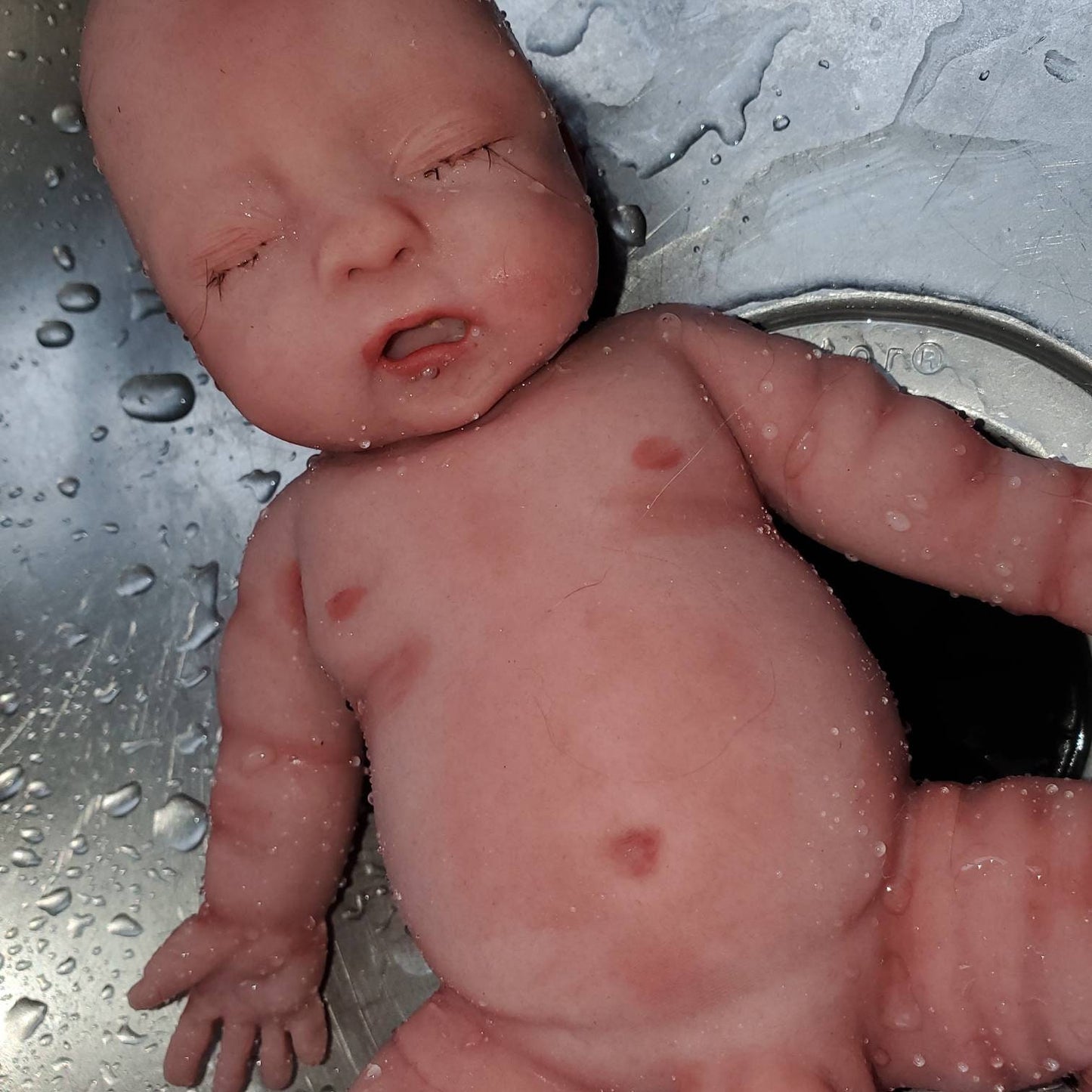 11" inches realistic lifelike full body silicone baby preemie baby boy FULLY PAINTED