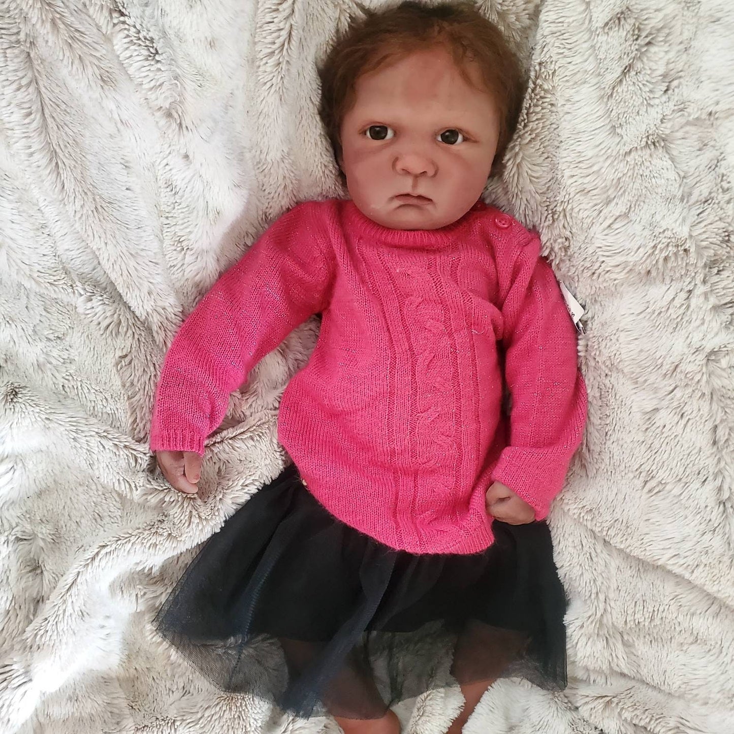 Full Body silicone baby toddler 24" 6 month old "Adele" Melissa mccrory