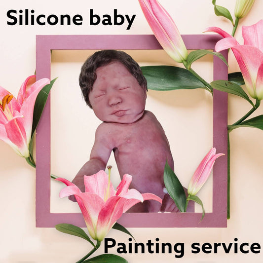 Silicone baby painting service- add on
