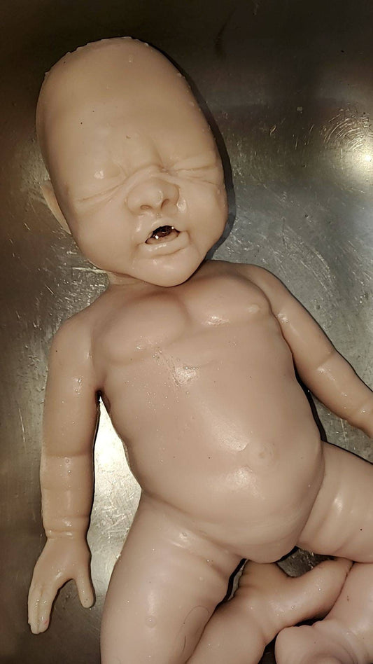 19" Full body silicone baby doll newborn girl or boy